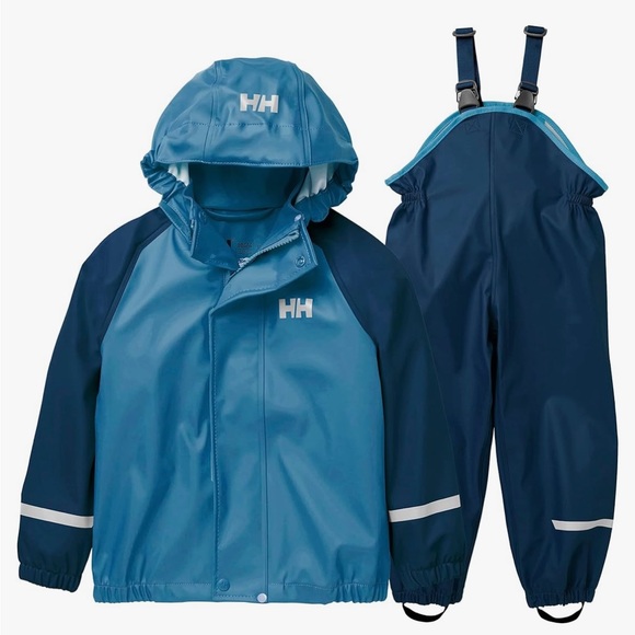 Helly Hansen Other - Helly Hansen Kids Bergen 2.0 PU Rainset Deep Fjord Kids sizes NWT